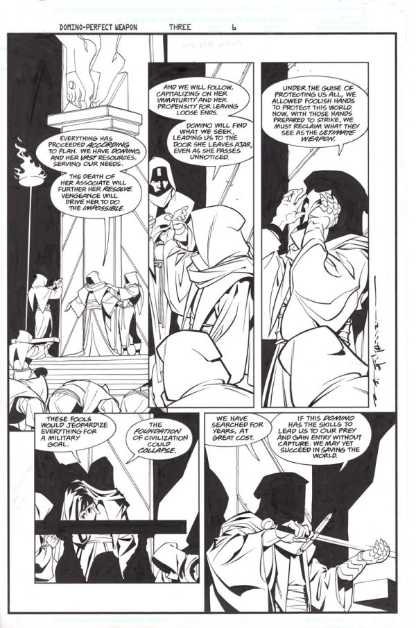 Domino: Perfect Weapon (Part 3) #3 p.6 by Brian Stelfreeze