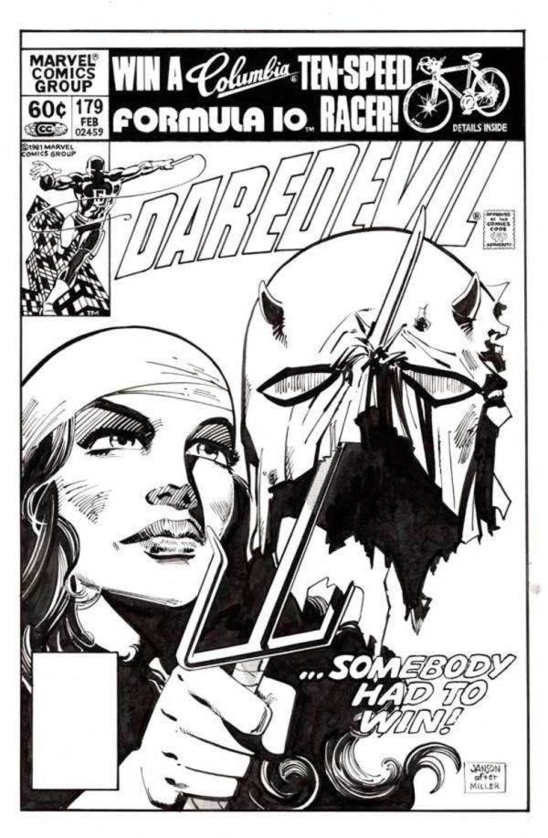 Daredevil #170 Recreation Cover by Klaus Janson
