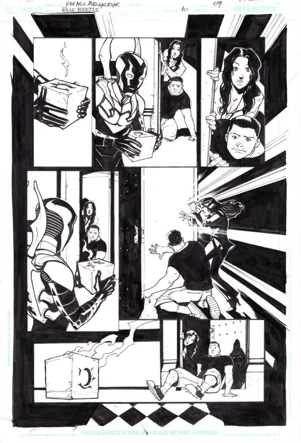 Blue Beetle #10 Page 9 by Rafael Albuquerque