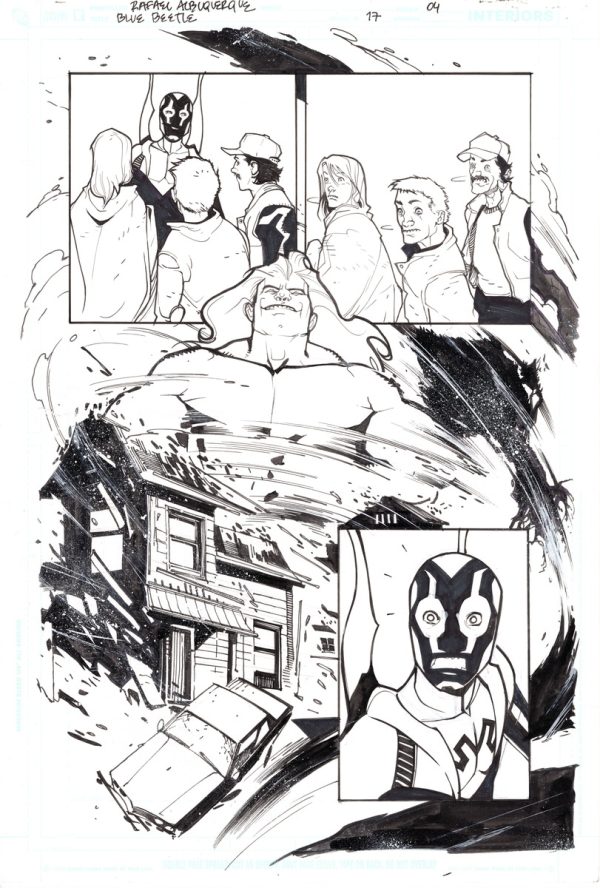 Blue Beetle #17 Page 4 by Rafael Albuquerque