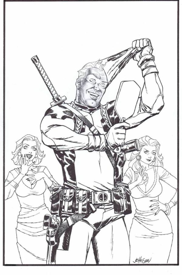 Deadpool #55 Cover by Dave Johnson