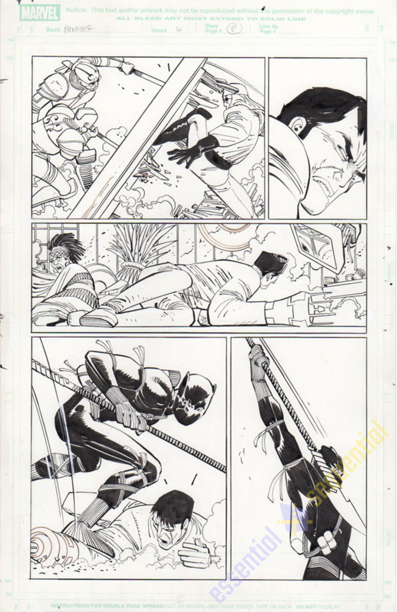 Black Panther #6 p.08 by John Romita Jr. & Klaus Janson 1 Black Panther #6 p.08 by John Romita Jr. & Klaus Janson