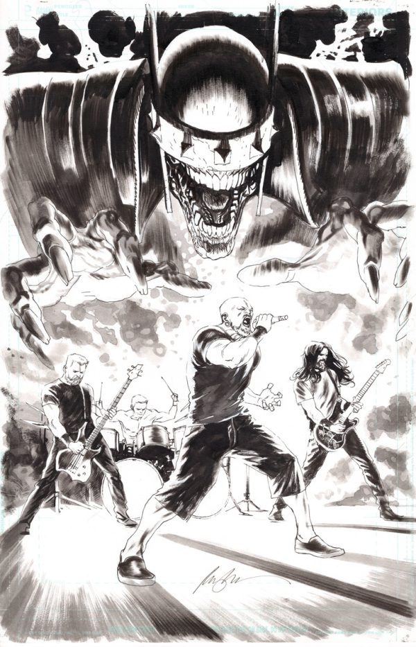 Death Nights: Metal #5 Band Edition Cover by Rafael Albuquerque