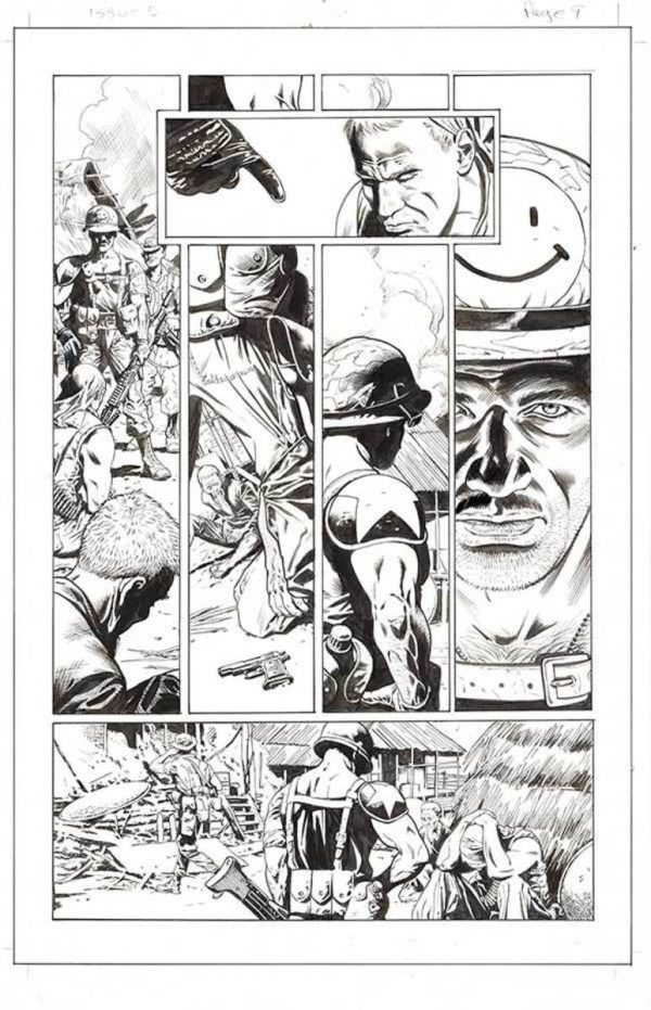 Before Watchmen: Comedian #5 p.09 by JG Jones