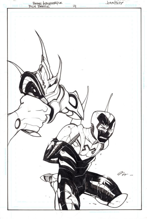 Blue Beetle #24 Cover by Rafael Albuquerque