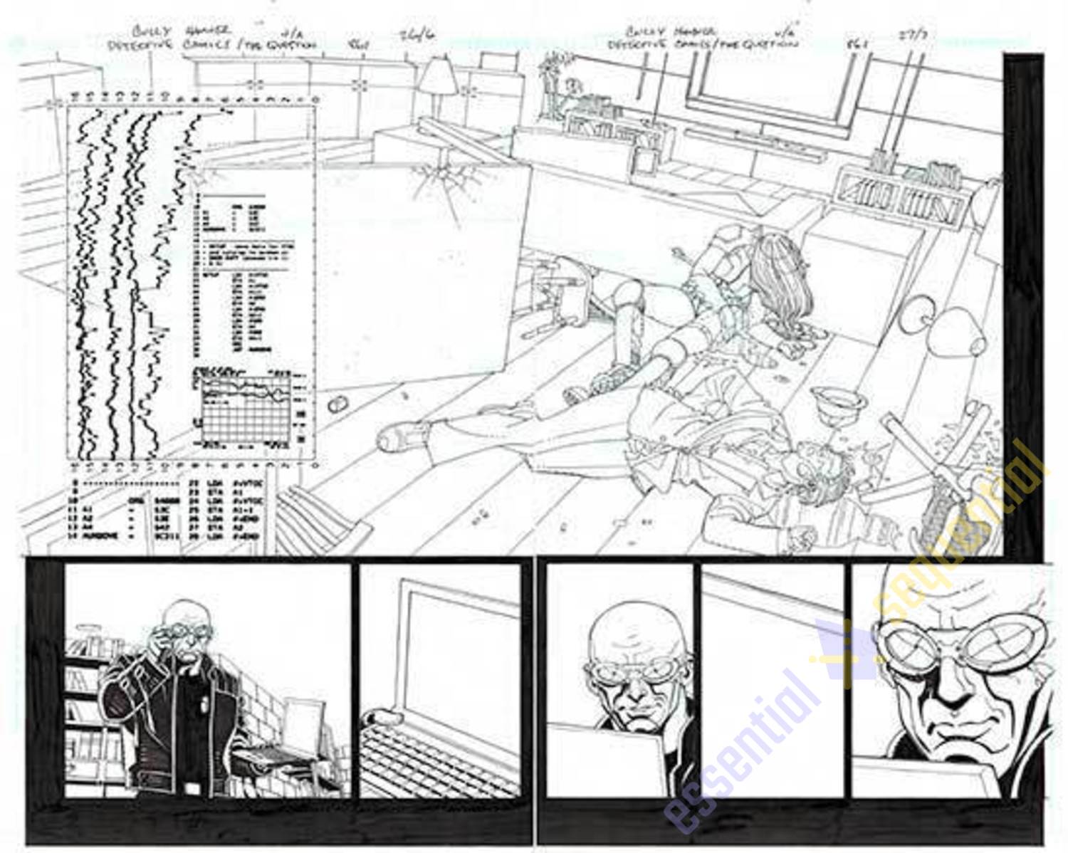 Detective Comics: The Question #861 Page 06 and 07 by Cully Hamner 1 Detective Comics: The Question #861 Page 06 and 07 by Cully Hamner