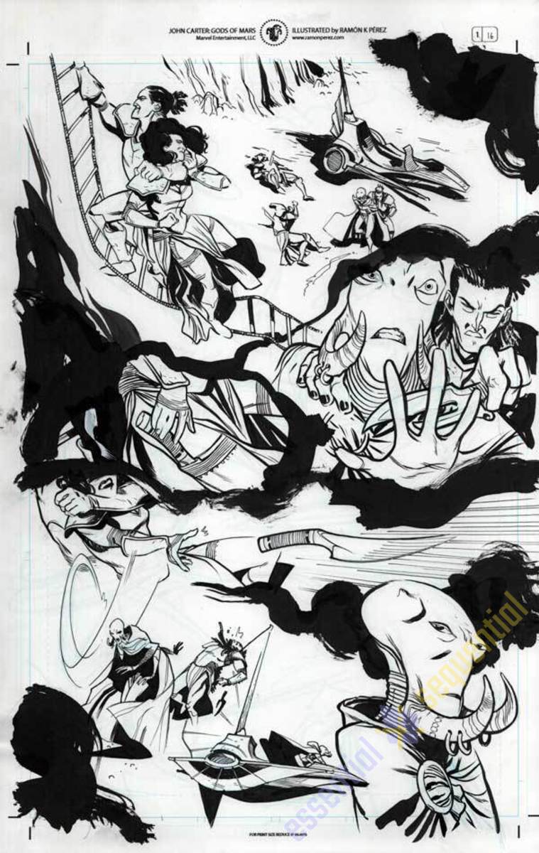 John Carter: The Gods of Mars #1 p.16 by Ramon Perez 1 John Carter: The Gods of Mars #1 p.16 by Ramon Perez
