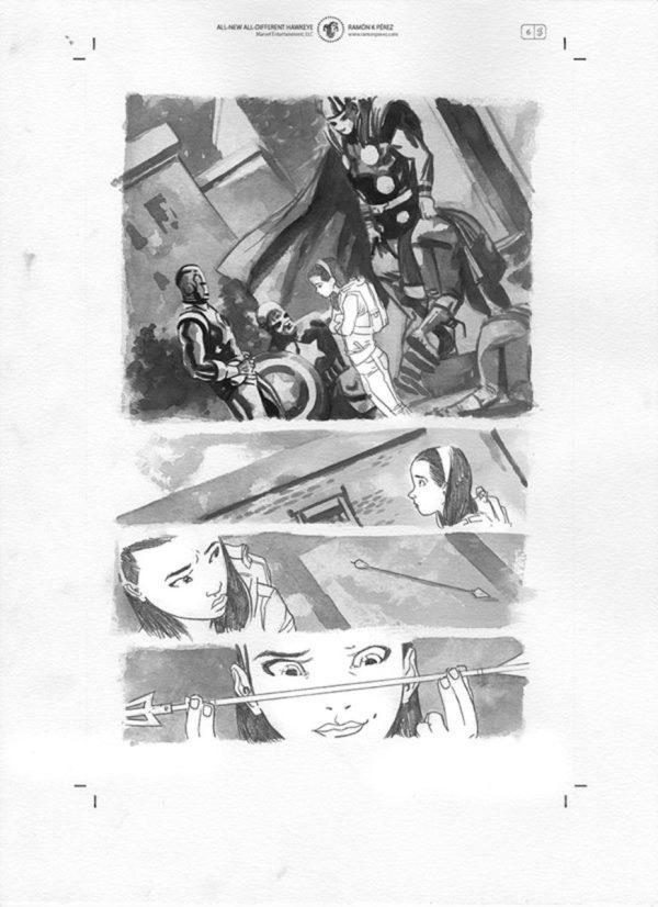 All-New Hawkeye #6 Page 9 by Ramon Perez