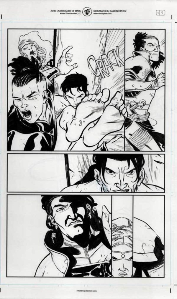 John Carter: The Gods of Mars #1 p.03 A by Ramon Perez
