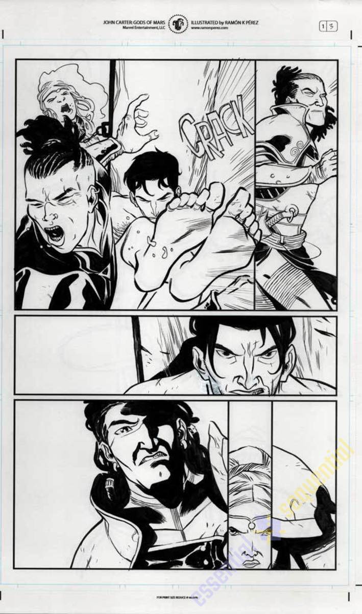 John Carter: The Gods of Mars #1 p.03 A by Ramon Perez 1 John Carter: The Gods of Mars #1 p.03 A by Ramon Perez