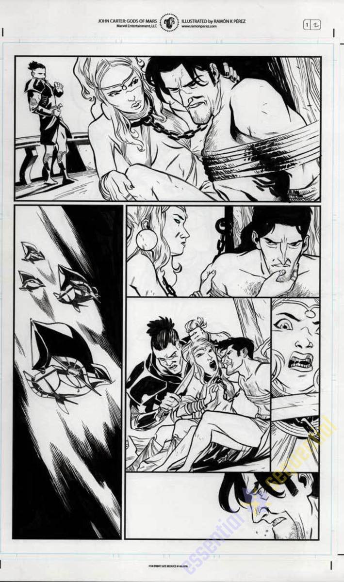 John Carter: The Gods of Mars #1 p.02 by Ramon Perez 1 John Carter: The Gods of Mars #1 p.02 by Ramon Perez