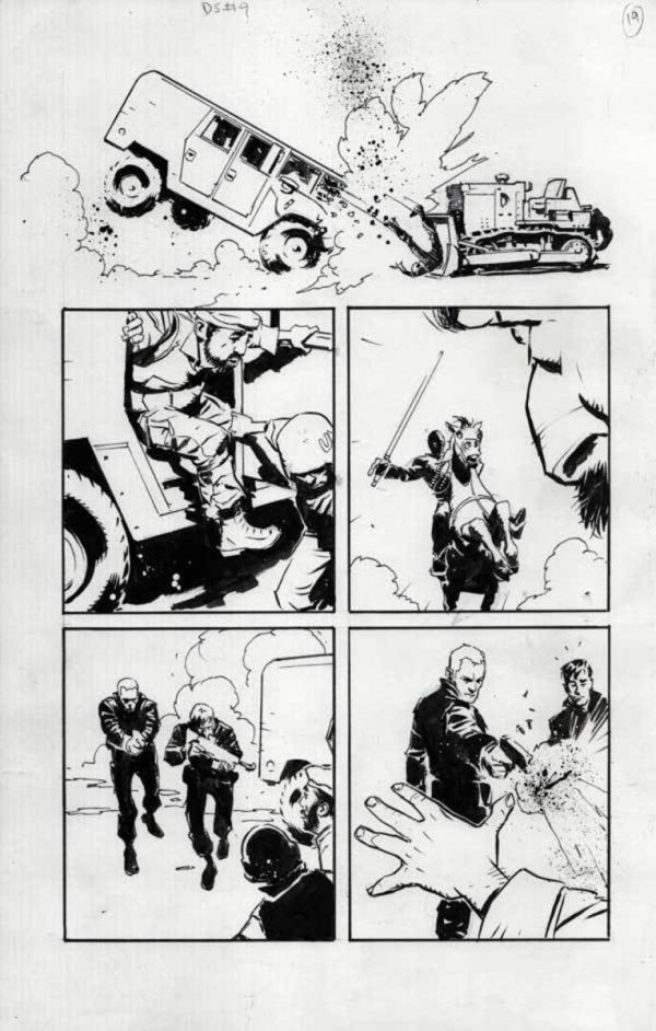 Deathstroke #9 p.19 by Cary Nord