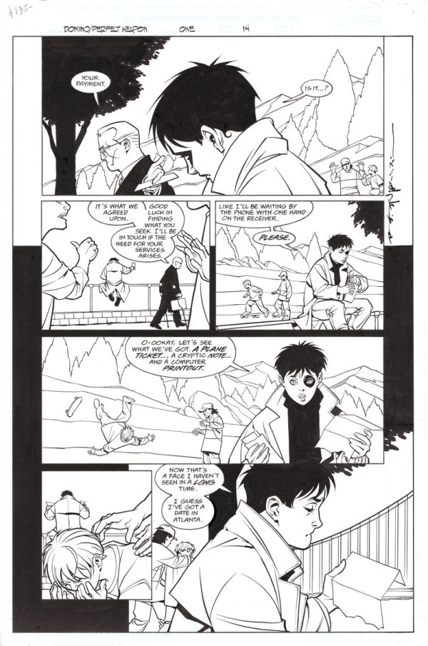 Domino: Perfect Weapon (Part 1) #1 p.14 by Brian Stelfreeze