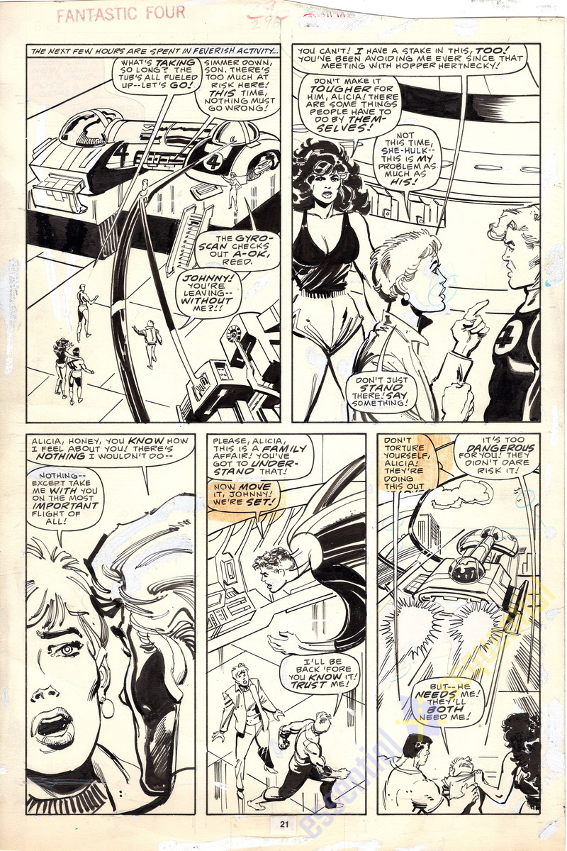 Fantastic Four #296 p.21 by J Buscema & Janson 1 Fantastic Four #296 p.21 by J Buscema & Janson