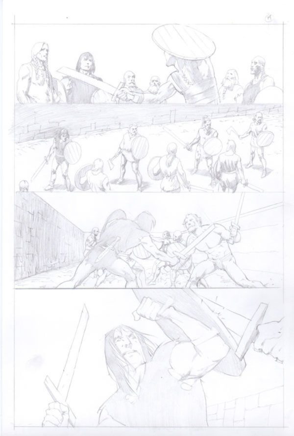 Conan #5 p.14 by Cary Nord