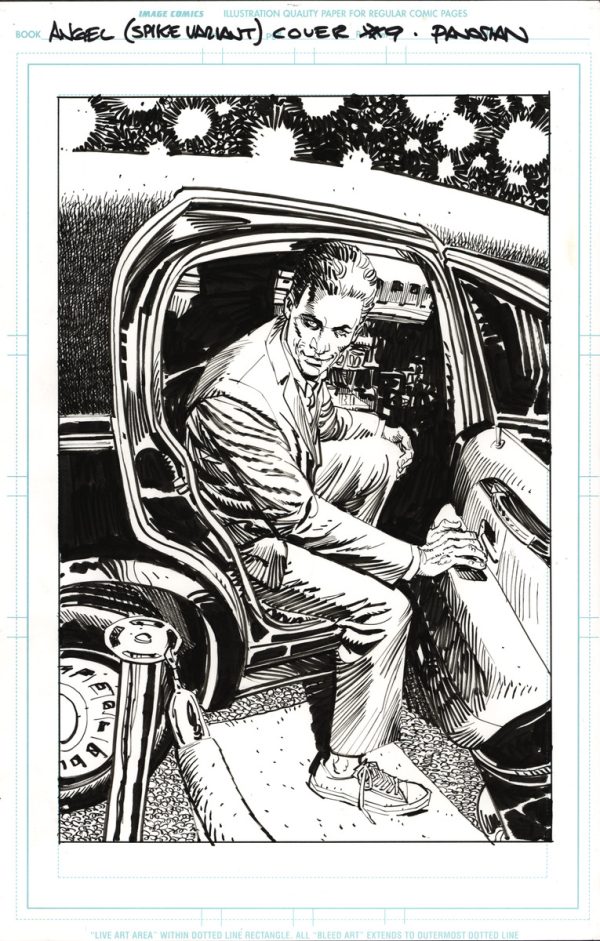 Angel #9 Cover (Spike Variant) by Dan Panosian