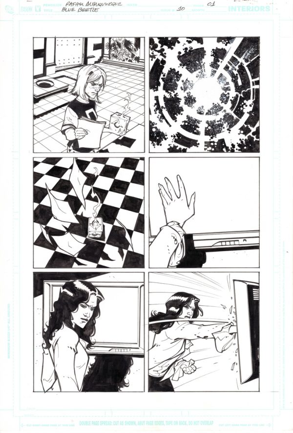 Blue Beetle #10 Page 1 by Rafael Albuquerque