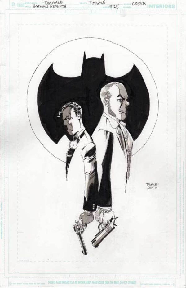 Batman Rebirth #25 by Tim Sale