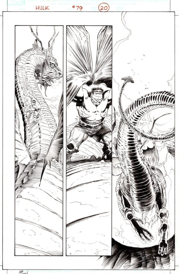Hulk #79 p.20 by Lee Weeks