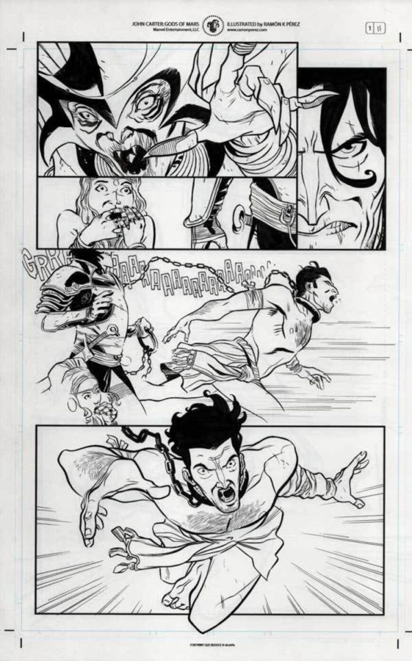 John Carter: The Gods of Mars #1 p.11 by Ramon Perez