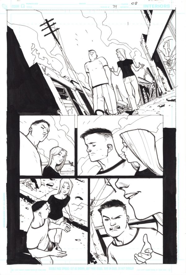 Blue Beetle #34 Page 8 by Rafael Albuquerque