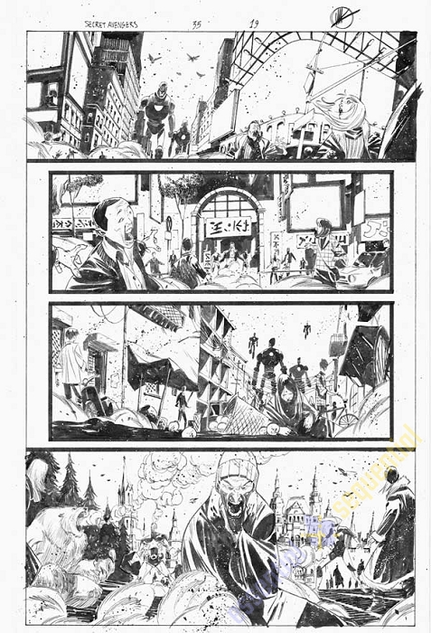Secret Avengers Issue 35 Page 19 by Matteo Scalera