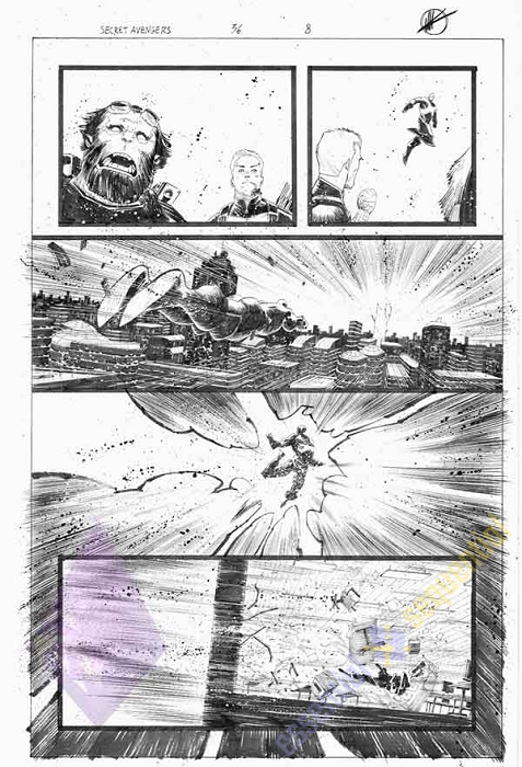 Secret Avengers Issue 36 Page 08 by Matteo Scalera