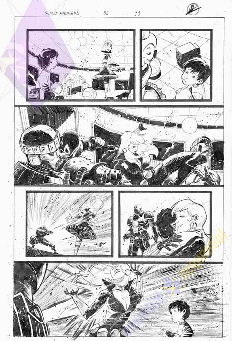 Secret Avengers Issue 36 Page 11 by Matteo Scalera
