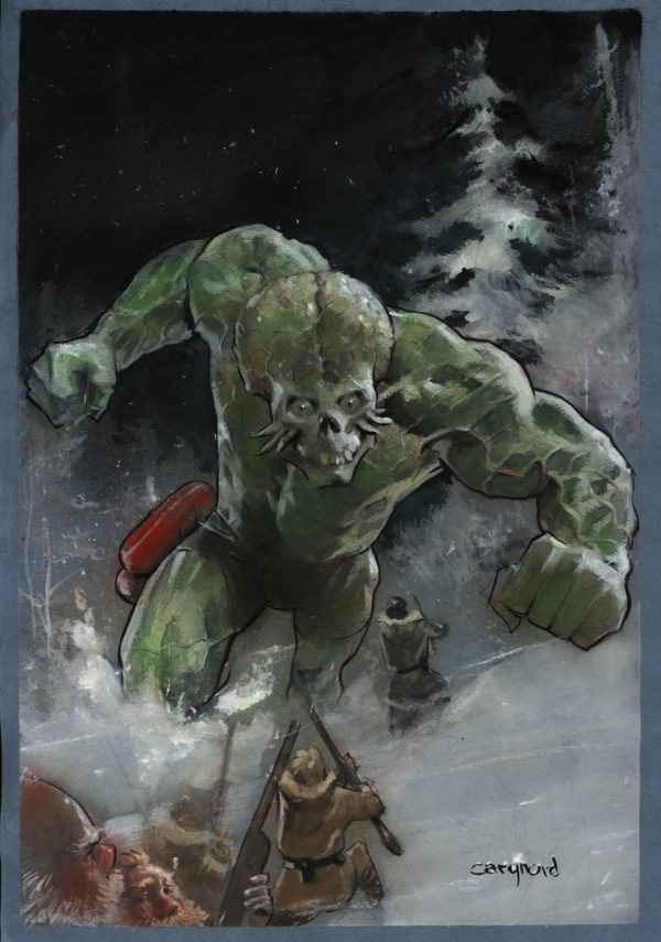 Mars Attacks Trading Card Art by Cary Nord