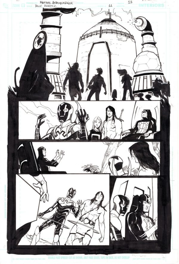 Blue Beetle #11 Page 13 by Rafael Albuquerque