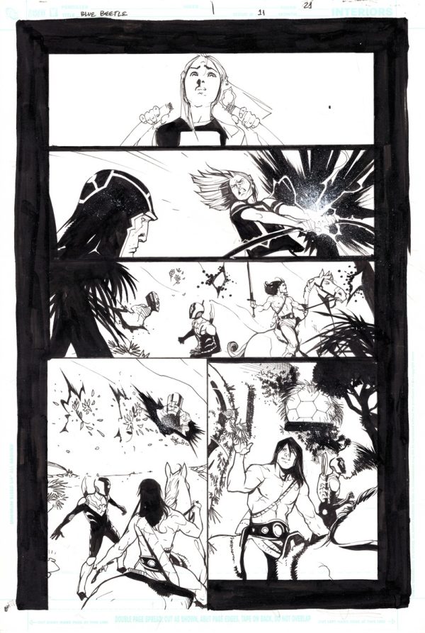 Blue Beetle #11 Page 21 by Rafael Albuquerque