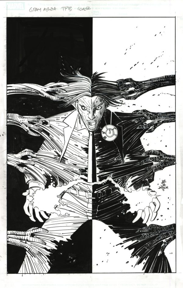 The Grey Area TPB Cover by John Romita Jr & Klaus Janson