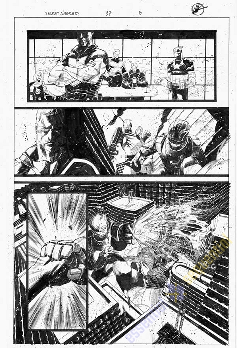 Secret Avengers Issue 37 Page 05 by Matteo Scalera