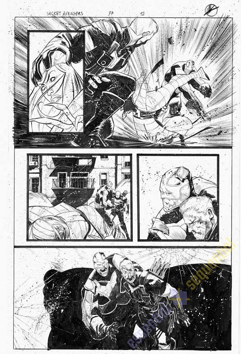 Secret Avengers Issue 37 Page 12 by Matteo Scalera