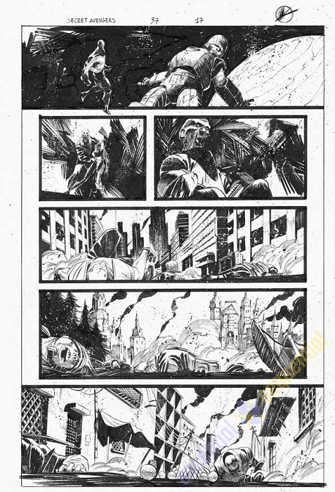 Secret Avengers Issue 37 Page 17 by Matteo Scalera