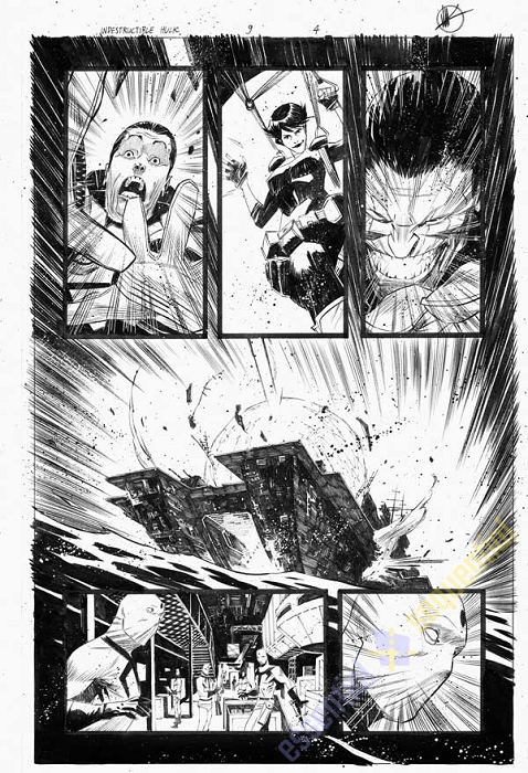 Indestructible Hulk #9 p.04 by Matteo Scalera