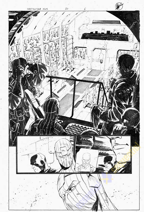 Indestructible Hulk #10 p.06 by Matteo Scalera