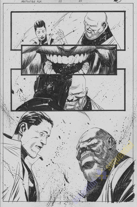 Indestructible Hulk #11 p.15 by Matteo Scalera