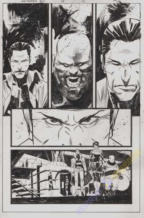 Indestructible Hulk #11 p.16 by Matteo Scalera