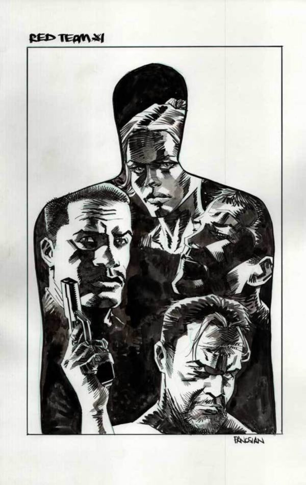 Red Team #1 Cover by Dan Panosian