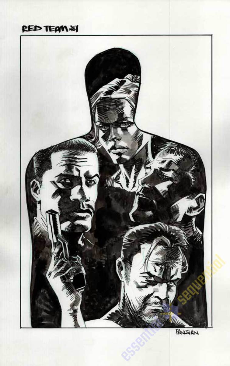 Red Team #1 Cover by Dan Panosian 1 Red Team #1 Cover by Dan Panosian