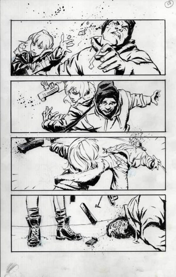 Deathstroke #10 p.17 by Cary Nord