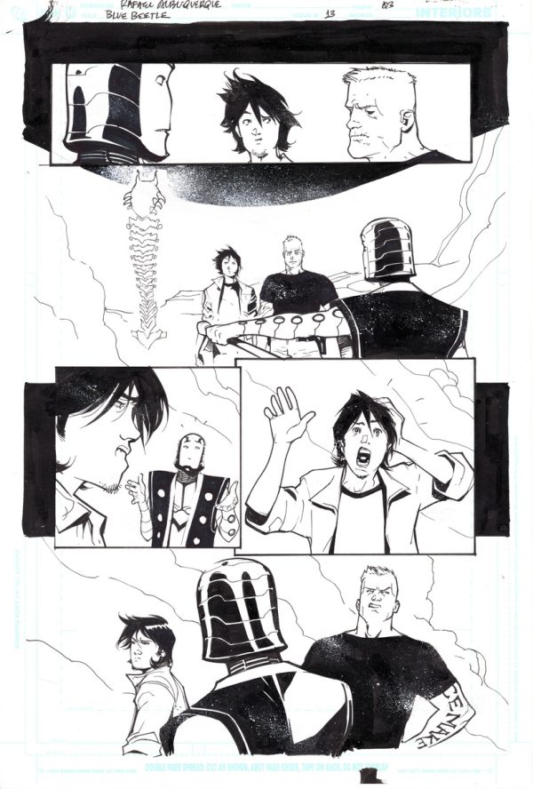 Blue Beetle #13 Page 3 by Rafael Albuquerque