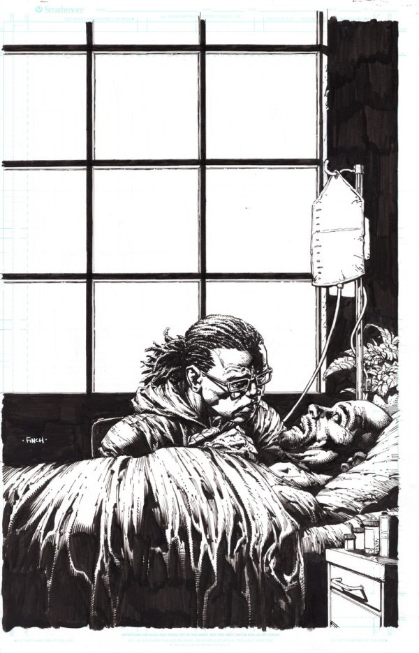 Walking Dead Deluxe #77 Cover by David Finch