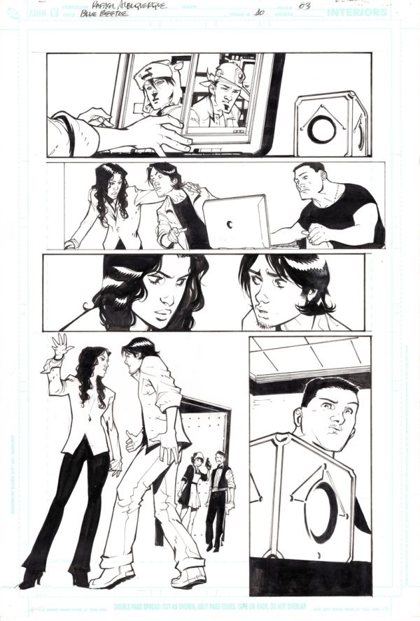 Blue Beetle #10 Page 3 by Rafael Albuquerque