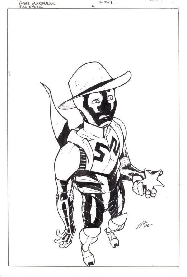 Blue Beetle #31 Variant Cover by Rafael Albuquerque