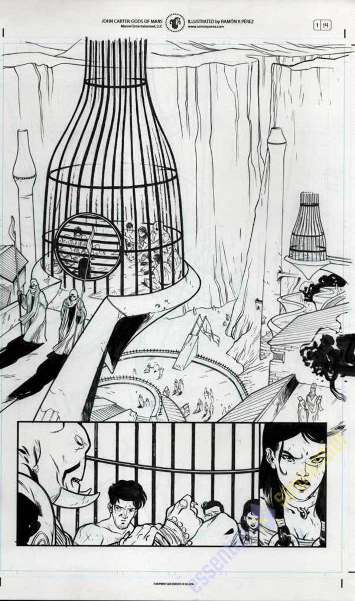 John Carter: The Gods of Mars #1 p.14 by Ramon Perez 1 John Carter: The Gods of Mars #1 p.14 by Ramon Perez