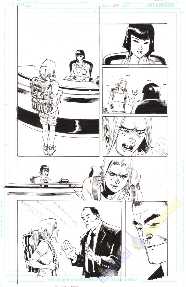 Batgirl #2 Page 6 by Rafael Albuquerque 1 Batgirl #2 Page 6 by Rafael Albuquerque