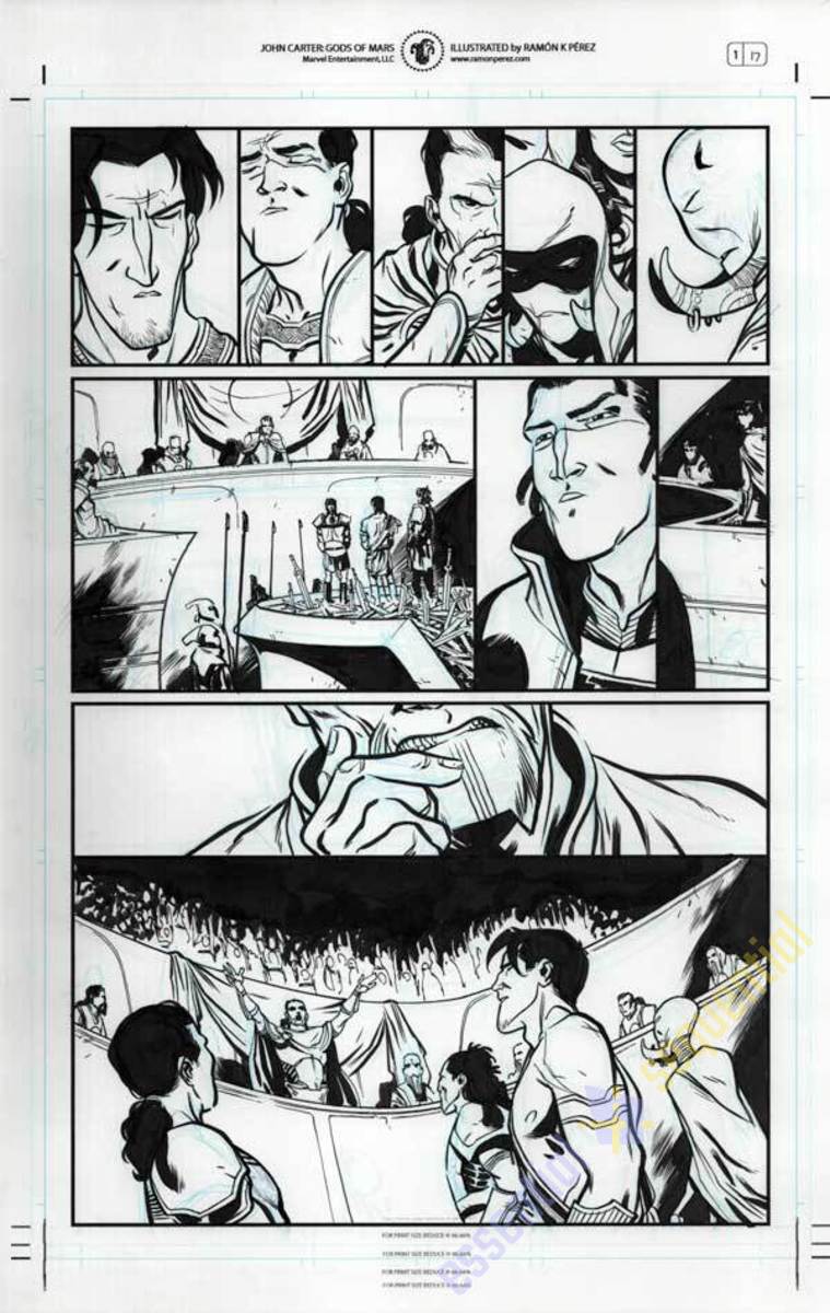 John Carter: The Gods of Mars #1 p.17 by Ramon Perez 1 John Carter: The Gods of Mars #1 p.17 by Ramon Perez