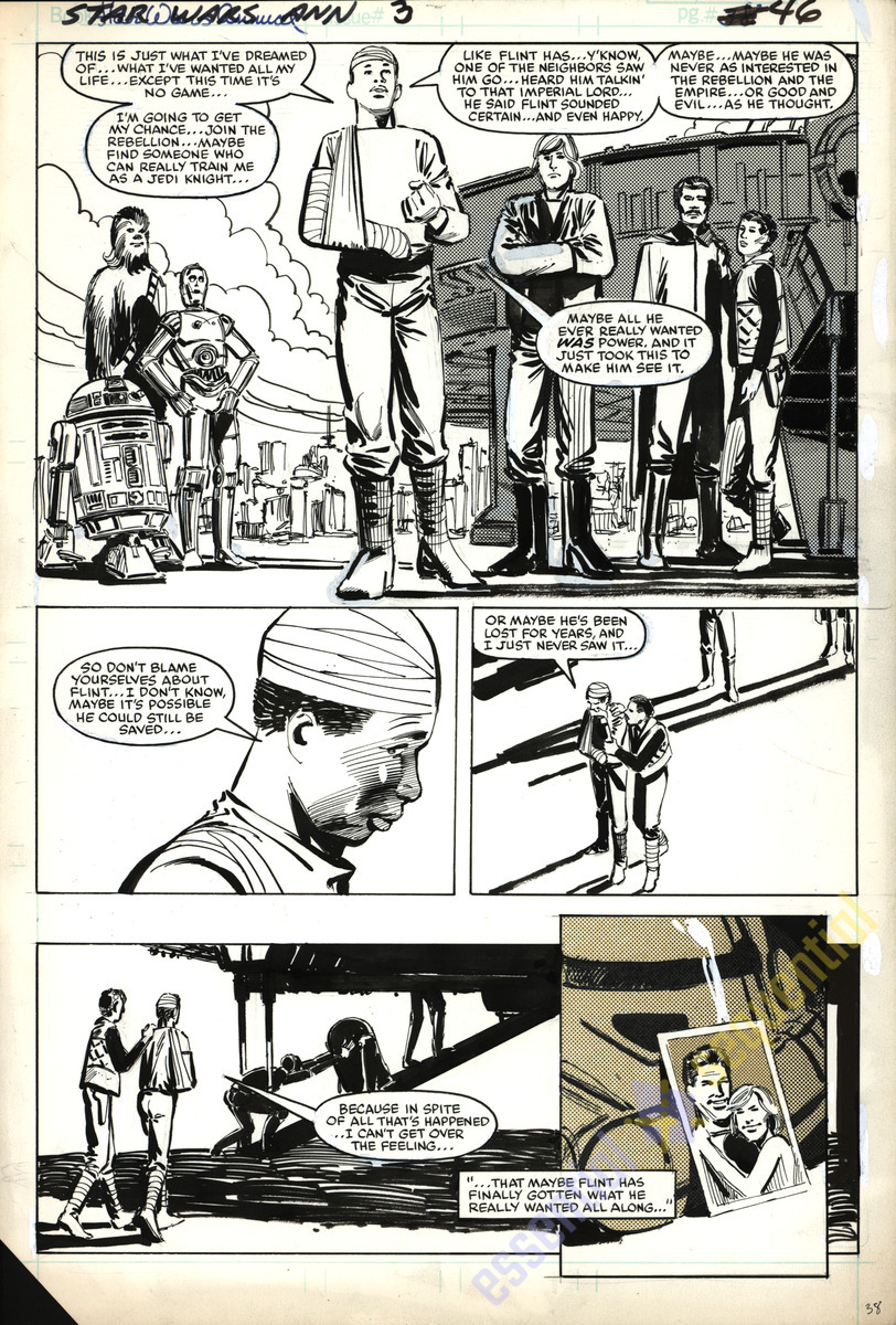 Star Wars Annual #3 page 46 by Klaus Janson 1 Star Wars Annual #3 page 46 by Klaus Janson